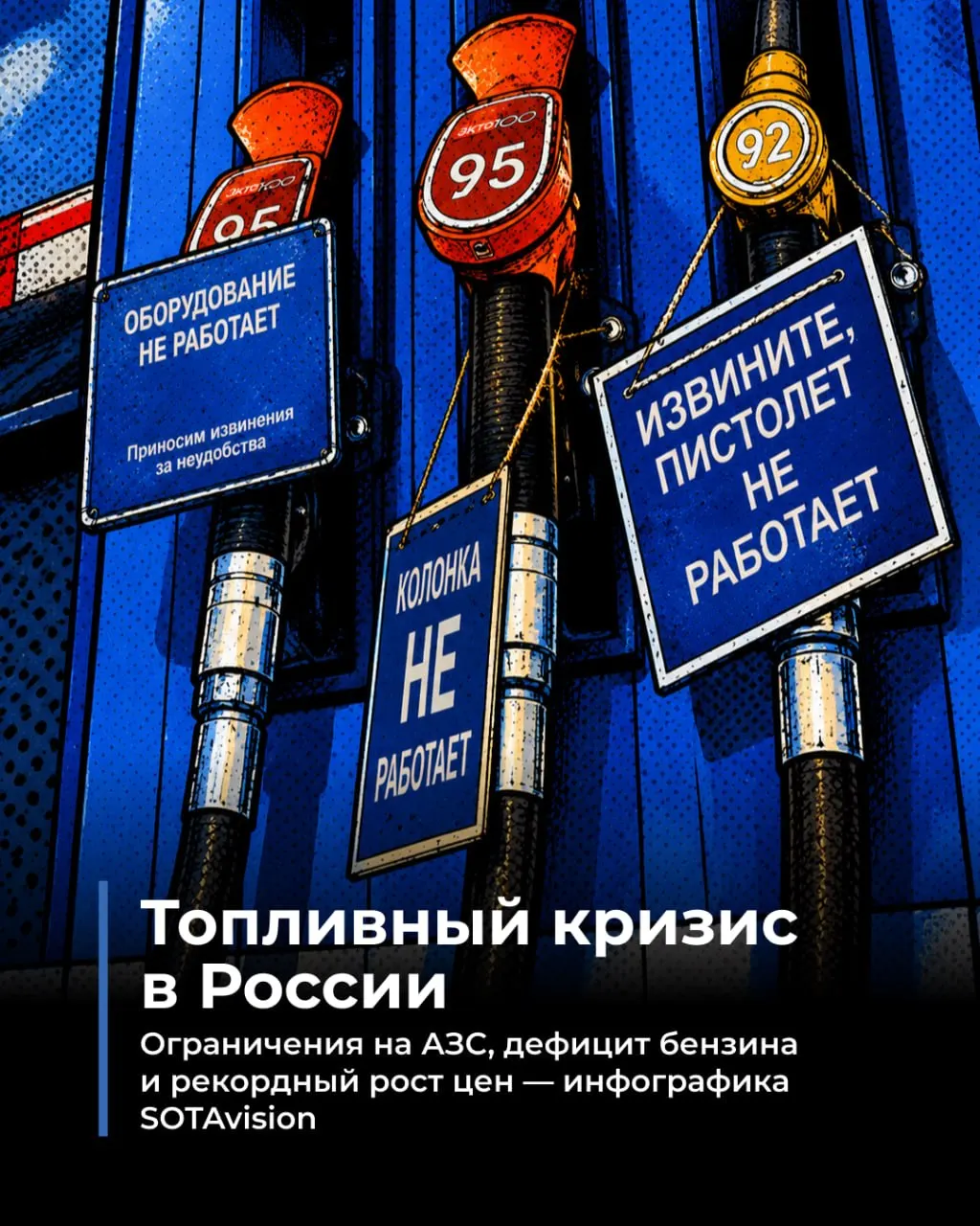 После ударов по НПЗ и перебоев в поставках регионы вводят ограничения на отпуск топлива: лимиты на заправку, запрет на продажу в канистрах и локальные остановки свободной торговли. Одновременно бензин дорожает быстрее инфляции — власти и нефтекомпании пытаются избежать дефицита.