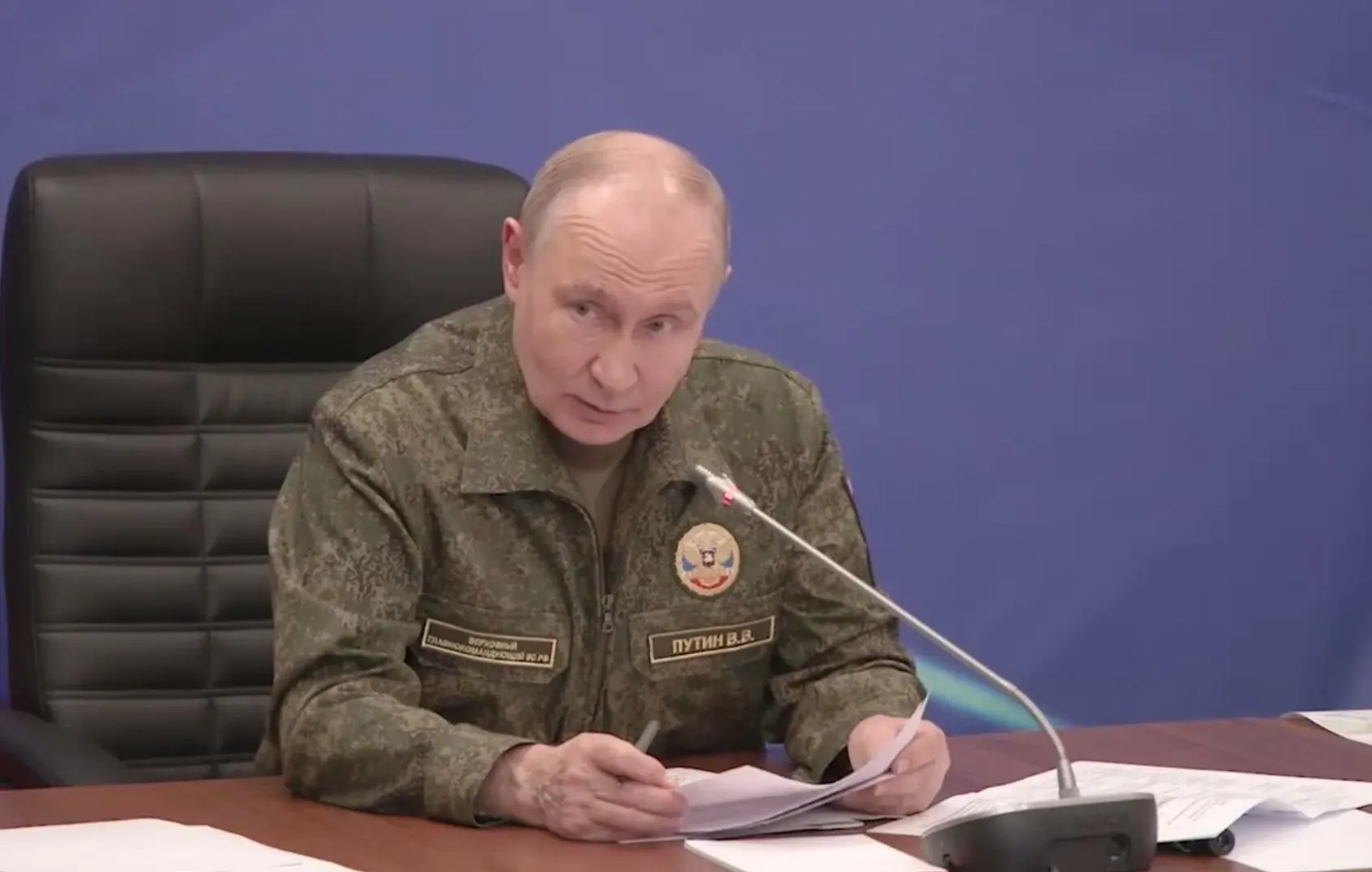 Президент заявил, что российские силы взяли под контроль населённый пункт Константиновка в Донецкой Народной Республике.