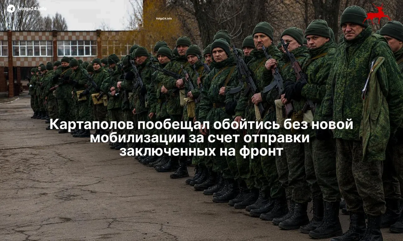 Глава комитета по обороне Андрей Картаполов опроверг слухи о мобилизации после выборов и заявил, что армия комплектуется за счёт контрактников; одновременно депутат призвал заключённых «искупать вину кровью», а парламент расширил перечень статей, по которым обвиняемых можно направлять на фронт.