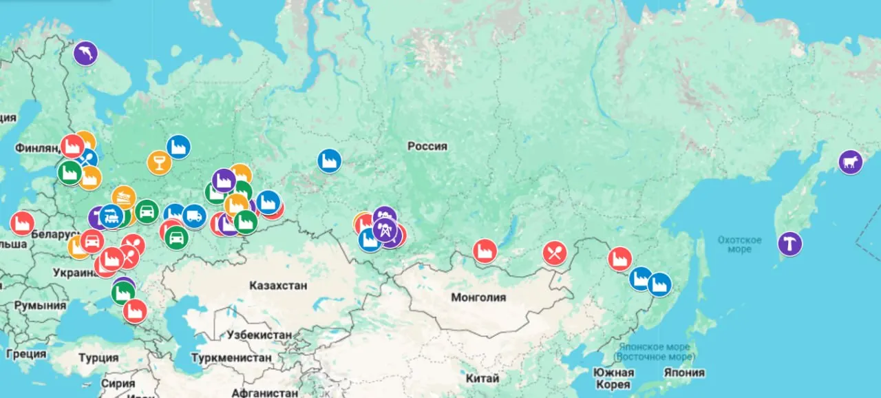Карта собирает сообщения о простоях, массовых увольнениях и задержках зарплат — с начала 2026 года зафиксировано больше случаев, чем за весь 2025-й.